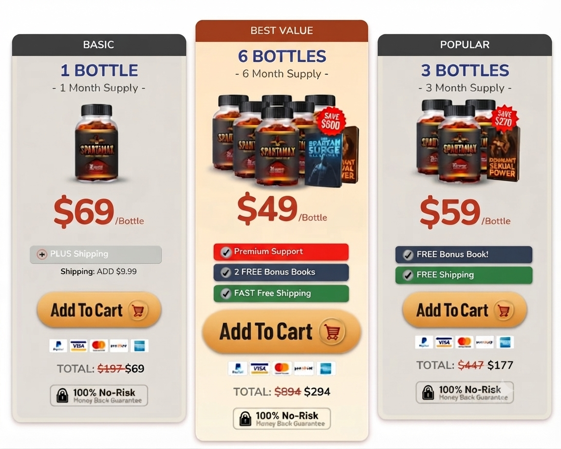 Spartamax order 1 bottle